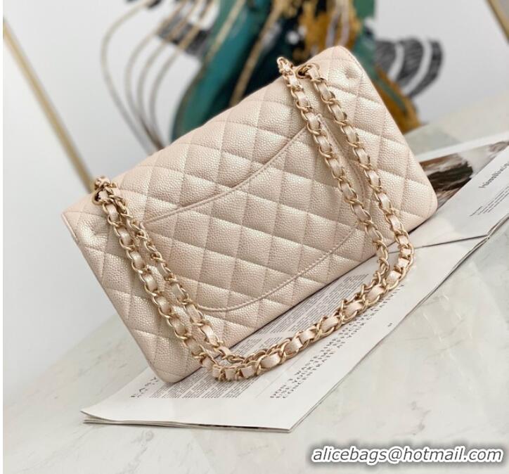 Modern Classic Chanel Flap Grained Calfskin Shoulder Bag AS1112 Cream