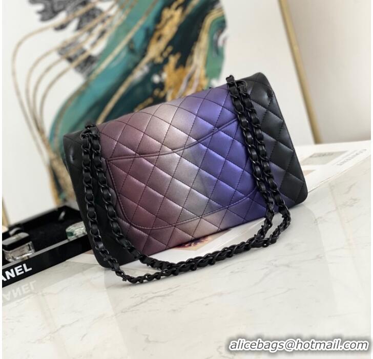 Buy Discount Chanel Flap Mirage Lambskin Shoulder Bag AS1112 black