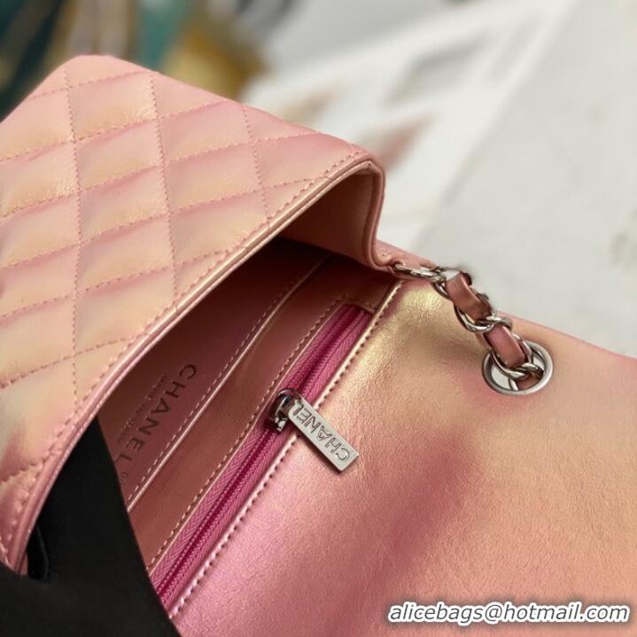 Famous Brand Chanel Flap Mirage Lambskin Shoulder Bag AS1115 pink