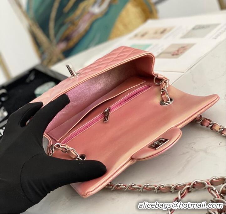 Super Quality Chanel Flap Mirage Lambskin Shoulder Bag AS1116 pink