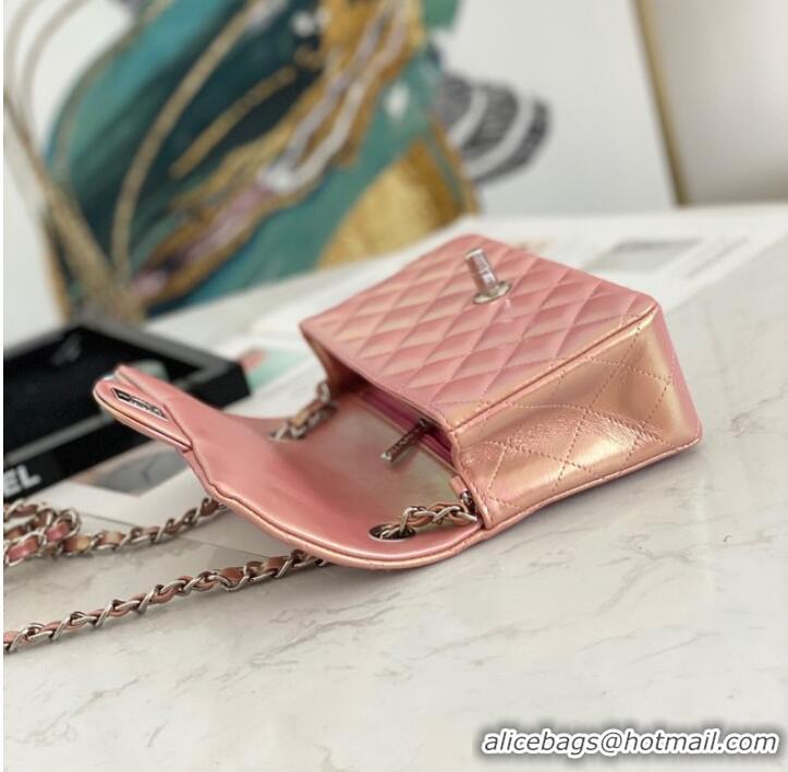 Super Quality Chanel Flap Mirage Lambskin Shoulder Bag AS1116 pink