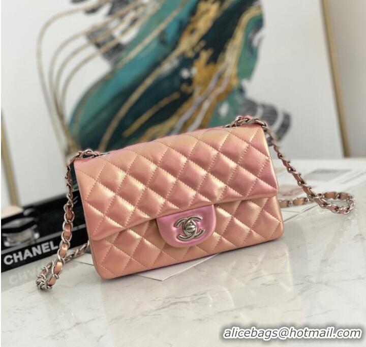 Super Quality Chanel Flap Mirage Lambskin Shoulder Bag AS1116 pink