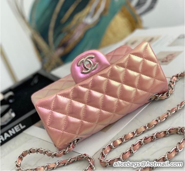 Super Quality Chanel Flap Mirage Lambskin Shoulder Bag AS1116 pink