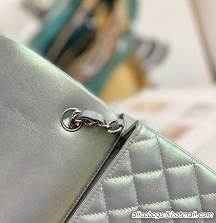 Low Cost Chanel Flap Mirage Lambskin Shoulder Bag AS1116 sky blue