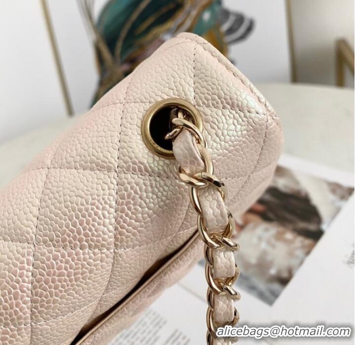 Good Taste Chanel Flap Grained Calfskin Shoulder Bag AS1116 cream