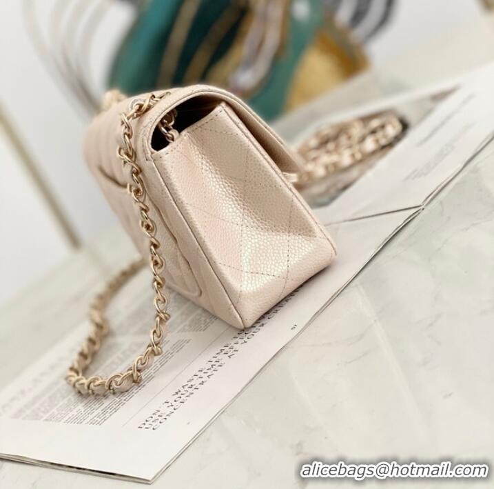 Good Taste Chanel Flap Grained Calfskin Shoulder Bag AS1116 cream