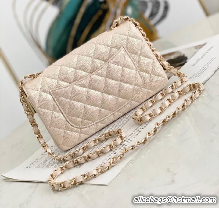 Good Taste Chanel Flap Grained Calfskin Shoulder Bag AS1116 cream