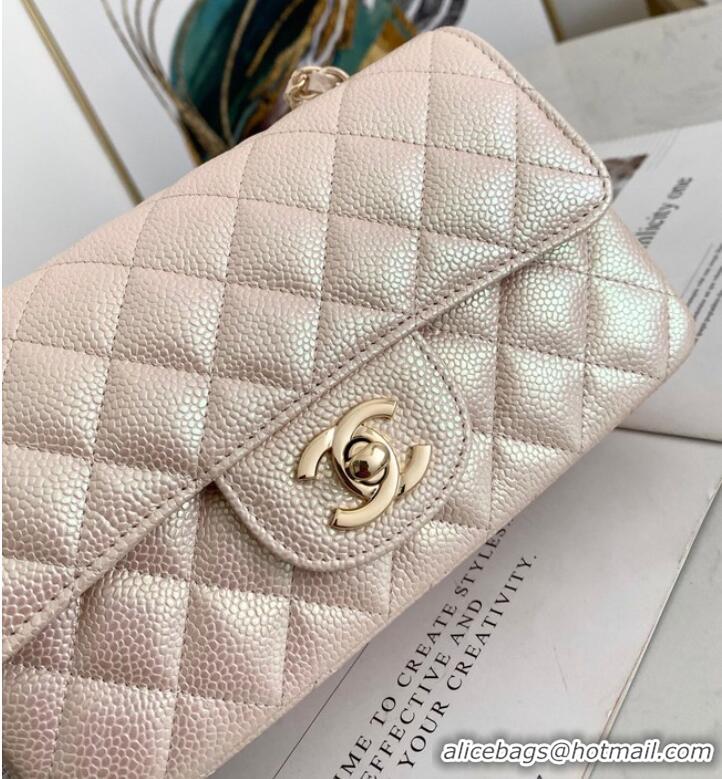 Good Taste Chanel Flap Grained Calfskin Shoulder Bag AS1116 cream