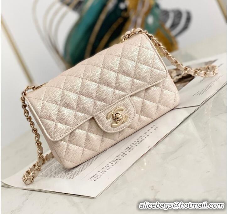 Good Taste Chanel Flap Grained Calfskin Shoulder Bag AS1116 cream