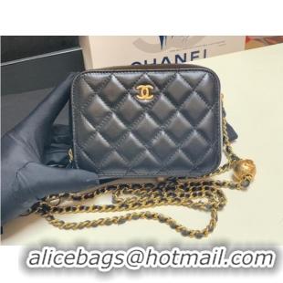 Promotional Chanel Lambskin camera bag AS2463 black