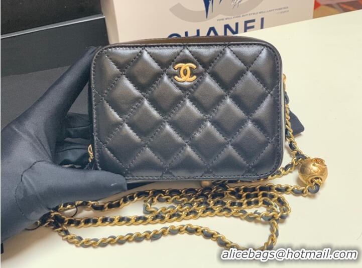 Promotional Chanel Lambskin camera bag AS2463 black