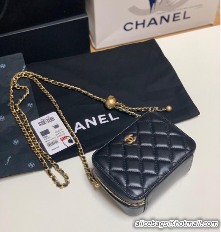 Promotional Chanel Lambskin camera bag AS2463 black