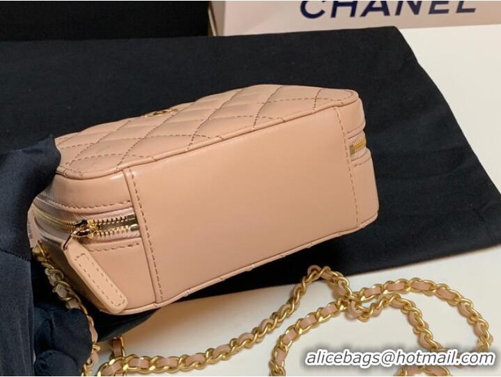 Fashion Promotional Chanel Lambskin camera bag AS2463 apricot