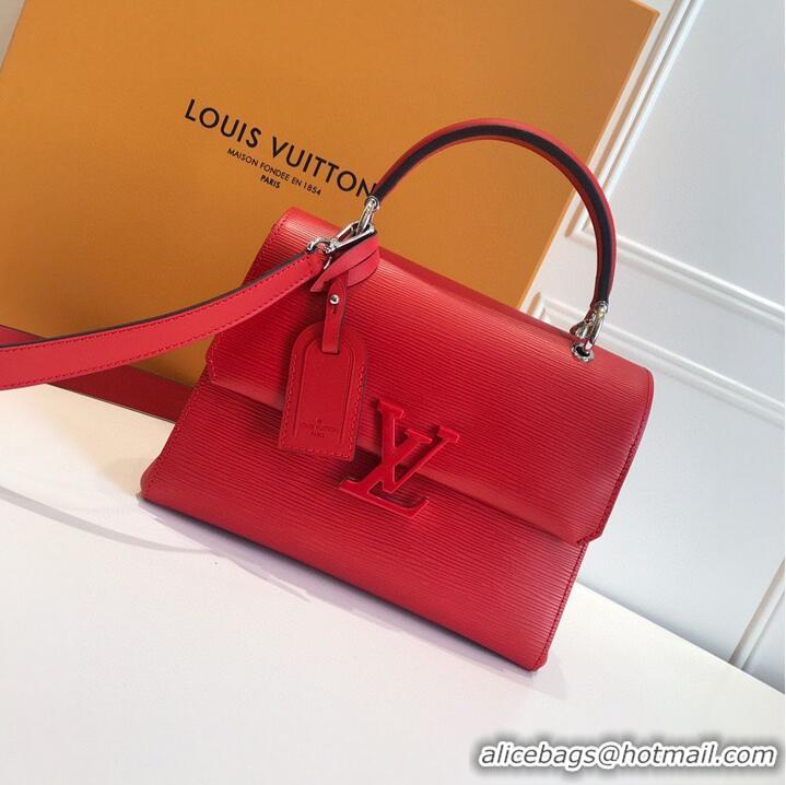 Well Crafted Louis Vuitton Original Epi Leather Grenelle Small Tote Bag M53694 Red