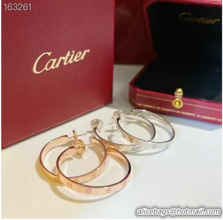 Top Quality Cheap Cartier Earrings CE6945 Silver