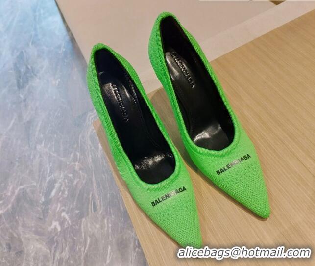 Grade Design Balenciaga Knit Pumps 9cm 121327 Green 