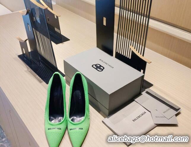 Grade Design Balenciaga Knit Pumps 9cm 121327 Green 