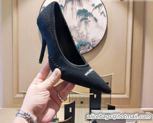 Low Price Balenciaga Knit Pumps 9cm 121327 Black