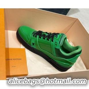 Grade Design Louis Vuitton LV Trainer Sneakers 121778 Vert Green