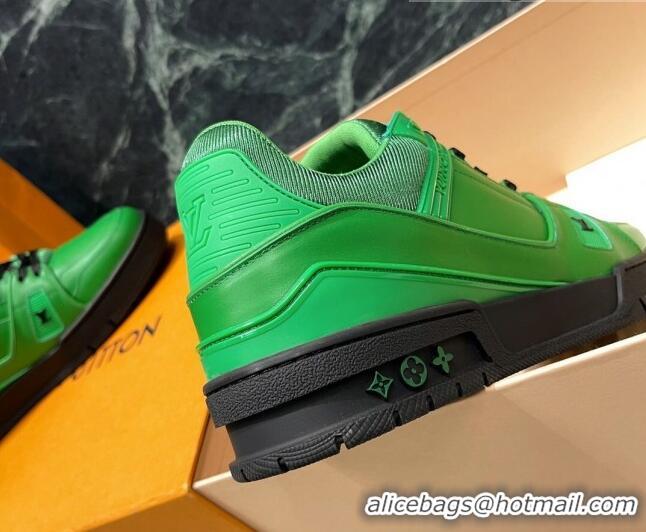 Grade Design Louis Vuitton LV Trainer Sneakers 121778 Vert Green