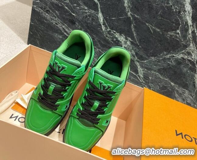 Grade Design Louis Vuitton LV Trainer Sneakers 121778 Vert Green