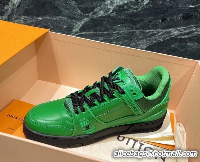 Grade Design Louis Vuitton LV Trainer Sneakers 121778 Vert Green