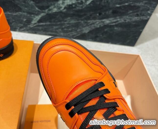 Best Luxury Louis Vuitton LV Trainer Sneakers 121778 Orange