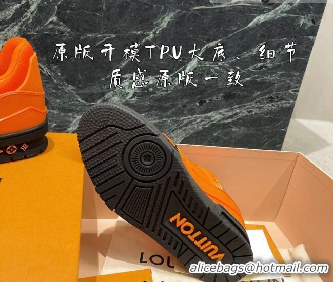 Best Luxury Louis Vuitton LV Trainer Sneakers 121778 Orange