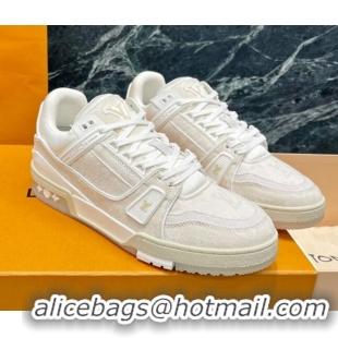 Super Quality Louis Vuitton LV Trainer Sneakers 121778 Whitet