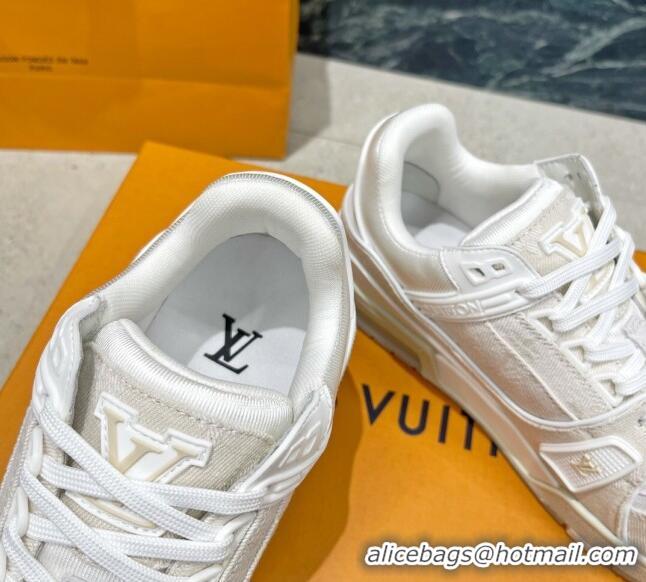 Super Quality Louis Vuitton LV Trainer Sneakers 121778 Whitet