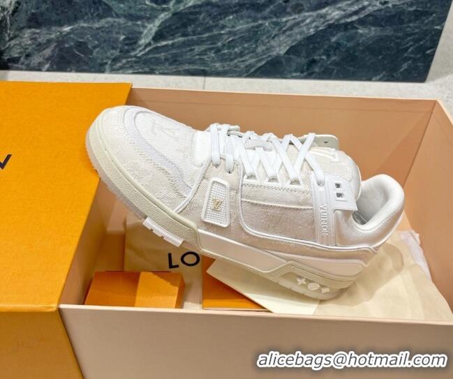 Super Quality Louis Vuitton LV Trainer Sneakers 121778 Whitet