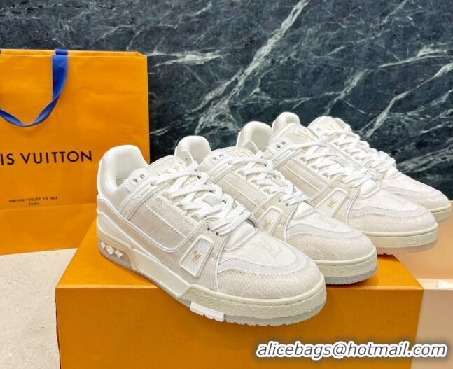 Super Quality Louis Vuitton LV Trainer Sneakers 121778 Whitet