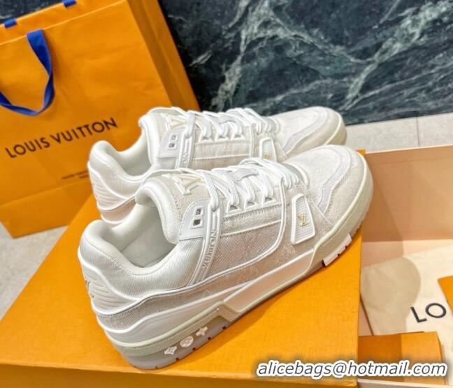 Super Quality Louis Vuitton LV Trainer Sneakers 121778 Whitet