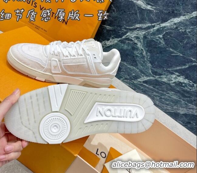 Super Quality Louis Vuitton LV Trainer Sneakers 121778 Whitet