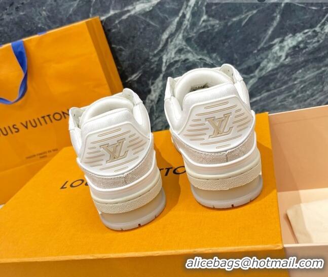 Super Quality Louis Vuitton LV Trainer Sneakers 121778 Whitet