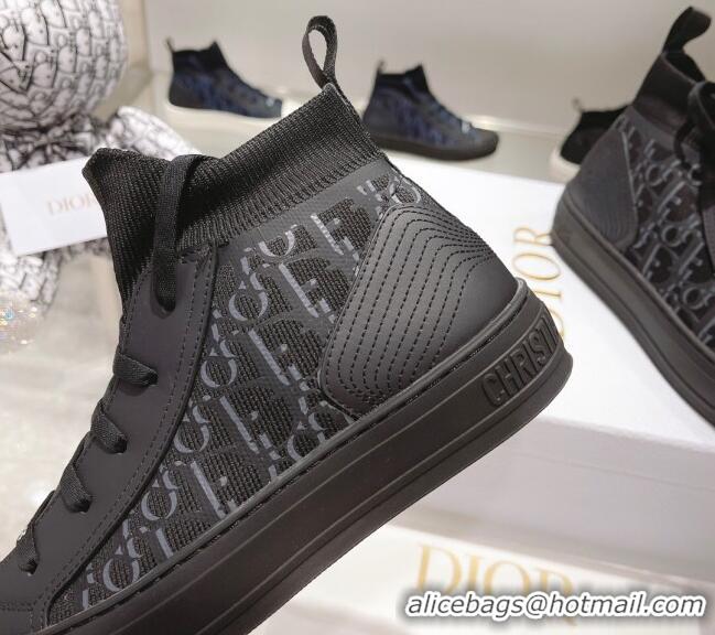 Reasonable Price Dior Walk'n'Dior Sneakers in Uber Black Oblique Technical Mesh 121551