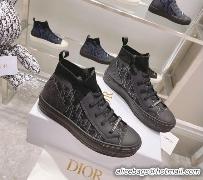 Reasonable Price Dior Walk'n'Dior Sneakers in Uber Black Oblique Technical Mesh 121551