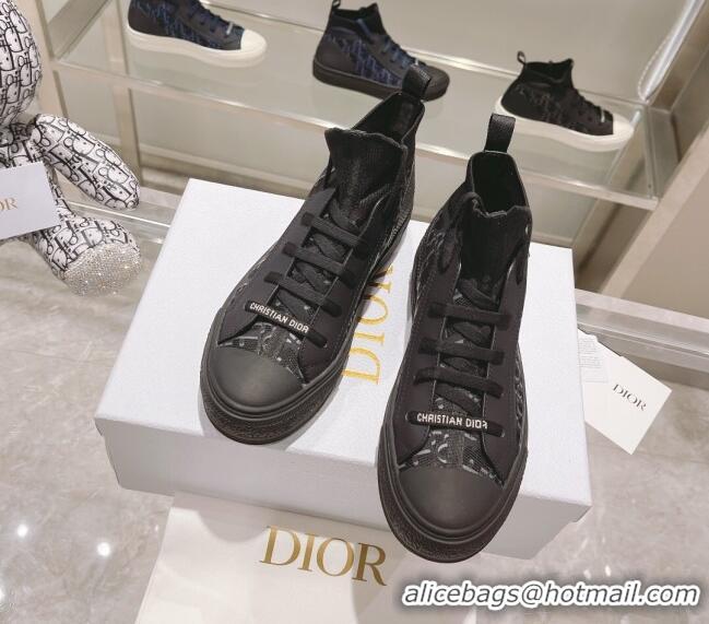 Reasonable Price Dior Walk'n'Dior Sneakers in Uber Black Oblique Technical Mesh 121551