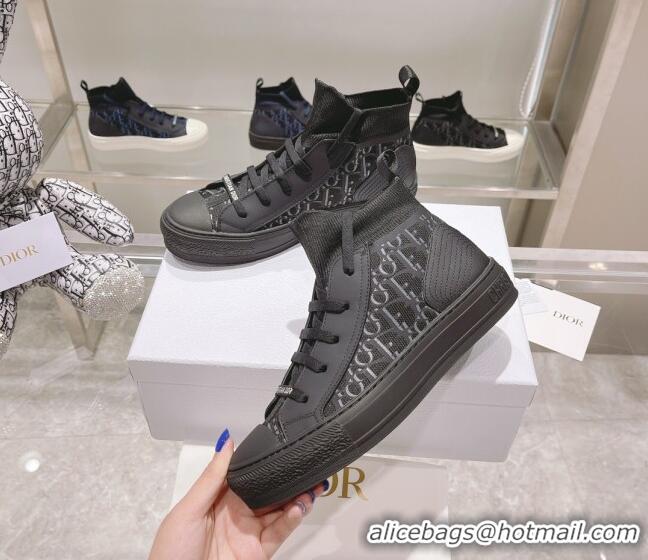 Reasonable Price Dior Walk'n'Dior Sneakers in Uber Black Oblique Technical Mesh 121551