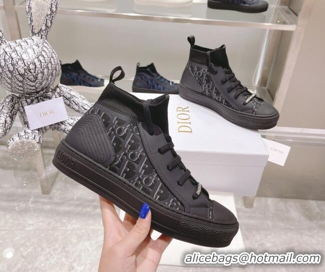 Reasonable Price Dior Walk'n'Dior Sneakers in Uber Black Oblique Technical Mesh 121551