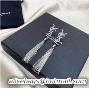 Particularly Recommended YSL Earrings CE6987 Silver