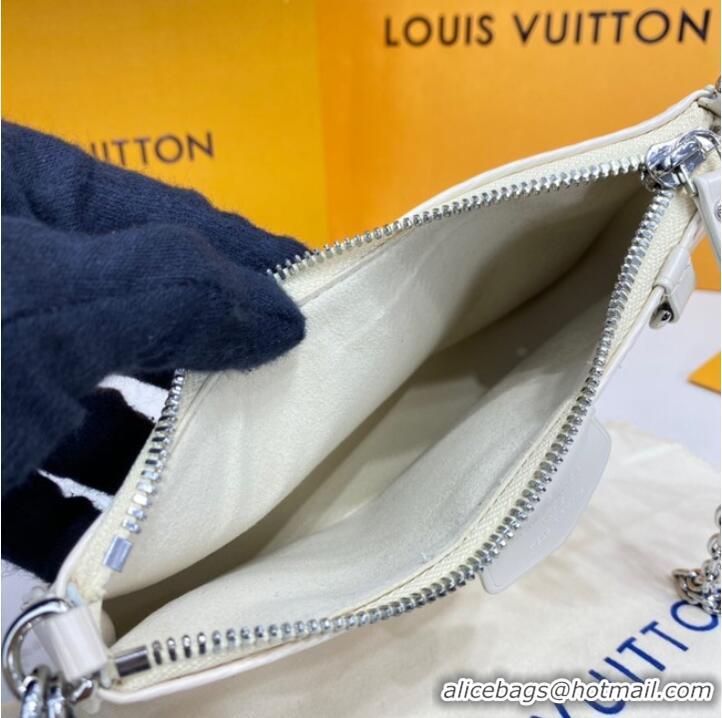 Unique Discount Louis Vuitton Epi Leather EASY POUCH ON STRAP M80471 WHITE