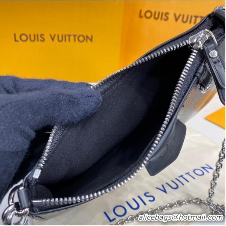 Good Taste Louis Vuitton Epi Leather EASY POUCH ON STRAP M80471 BLACK