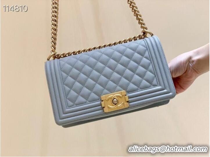 Reasonable Price Boy chanel handbag A67086 light gray