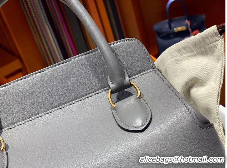 Top Quality Hermes Toolbox Togo Bag Original Leather 3259 Gray