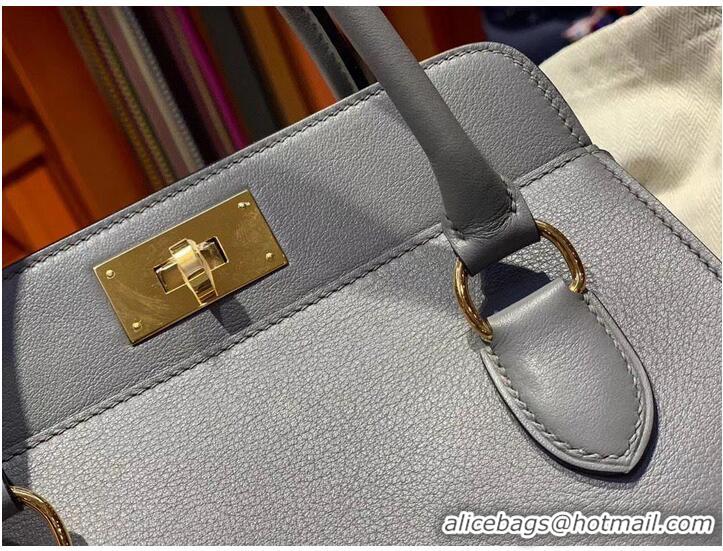 Top Quality Hermes Toolbox Togo Bag Original Leather 3259 Gray