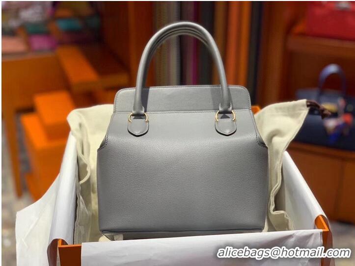 Top Quality Hermes Toolbox Togo Bag Original Leather 3259 Gray