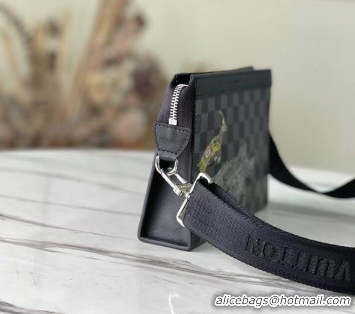 Famous Brand Louis Vuitton SIRIUS MESSENGER N64608 black