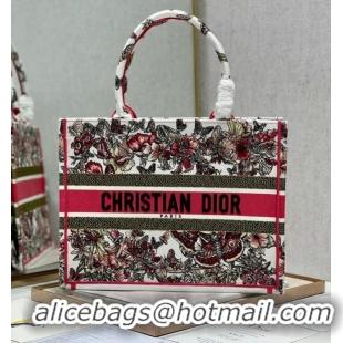 Promotional SMALL DIOR BOOK TOTE Embroidery C1212S-2