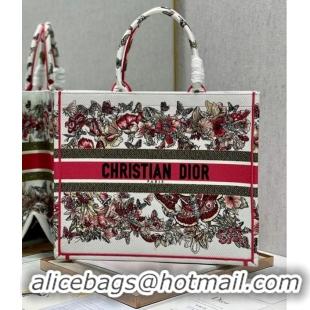 Famous Brand DIOR BOOK TOTE Embroidery C1211L-2